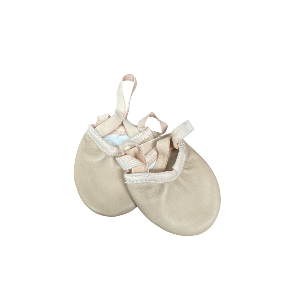 Lyrical Half Sole Dance Shoes Nude Beige Size S